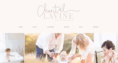Desktop Screenshot of chantallavinephotography.com